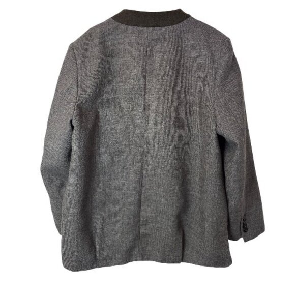 Zara Collection grey tailored oversized wool blazer size M - Picture 9 of 11